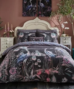 Harmonious Herons Reversible Duvet Set