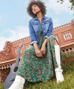 Iris Dippy Hem Dress