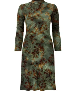 Jemima Flocked Jersey Dress