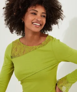 Josie Lace Trim Top