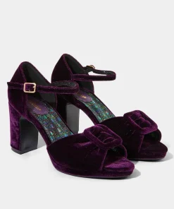 Leading Lady Velvet Shoes