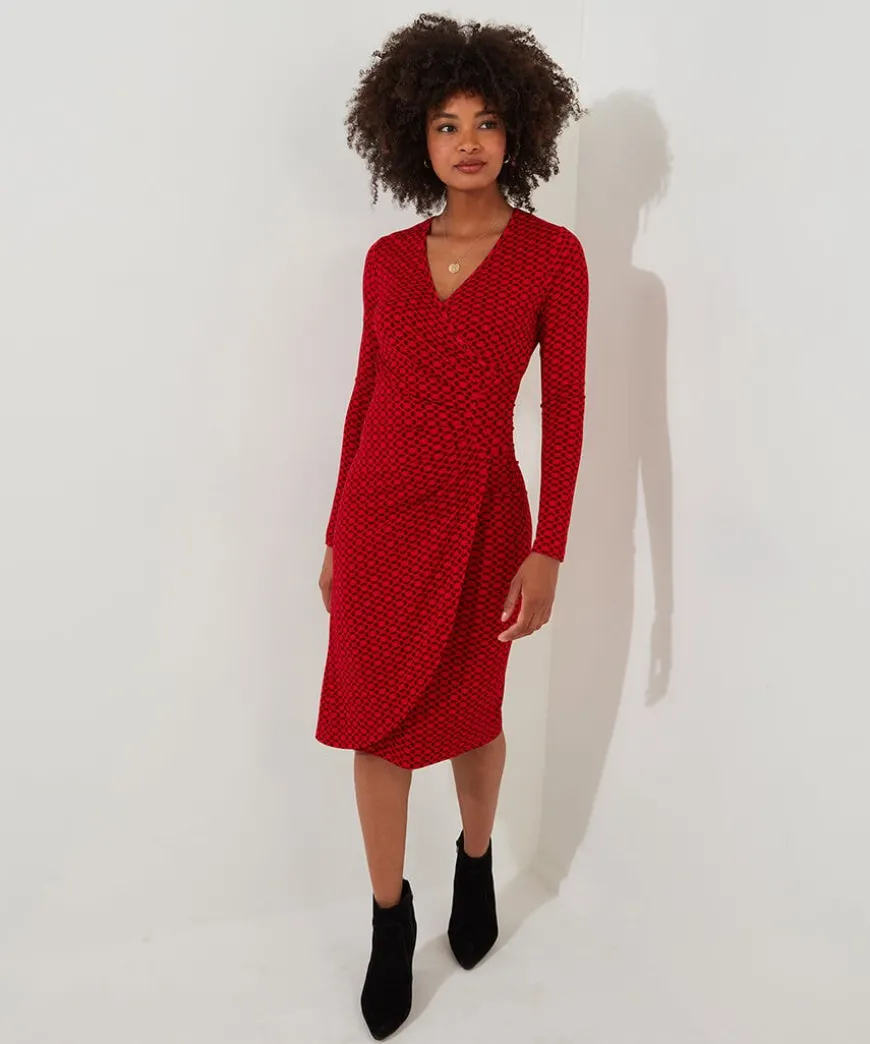 Lola Geo Jersey Dress