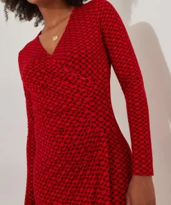 Lola Geo Jersey Dress