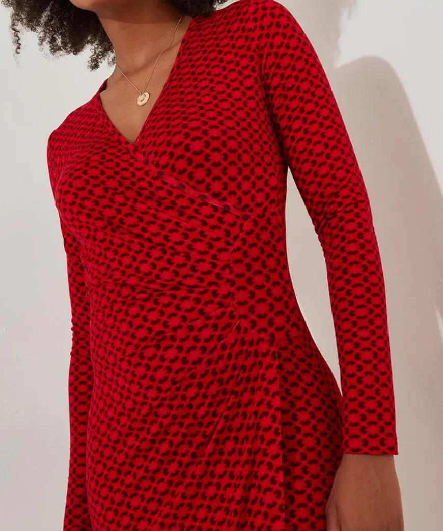 Lola Geo Jersey Dress