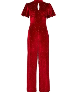 Loretta Velour Jumpsuit