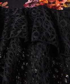 Lovely Lace Trim Jersey Tunic
