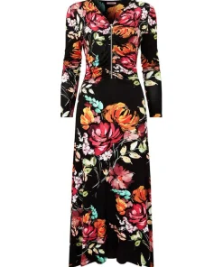 Lucy Zip Through Jersey Dress
