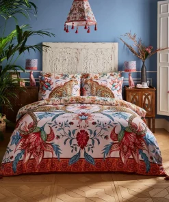 Luxe Leopard Floral Reversible Duvet Set