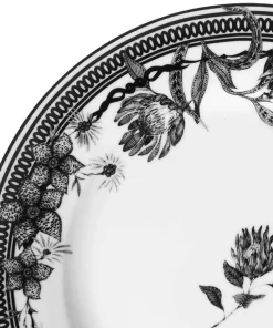 Magnificent Monochrome Floral Dinner Plates