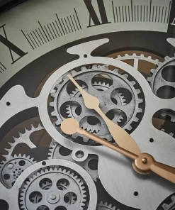 Magnificent Moving Gears Clock Side Table