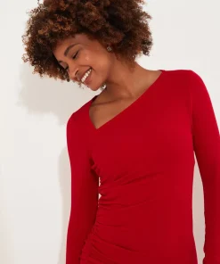 Make A Statement Stretch Red Dress