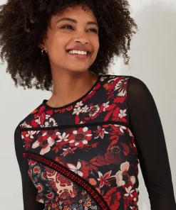 Marcie Cutabout Mesh Top