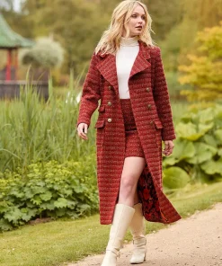 Maya Tweed Maxi Coat