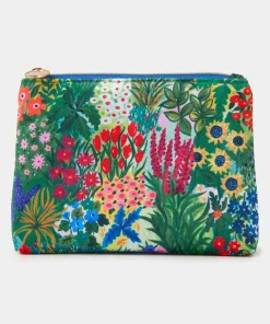 Merry And Wild Velvet Pouch With Handbag Essentials