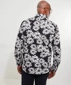 Monochrome Floral Shirt