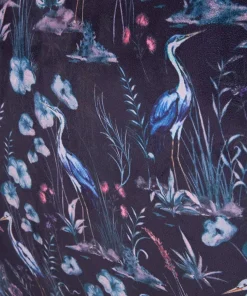 Nouveau Herons Velvet Chair