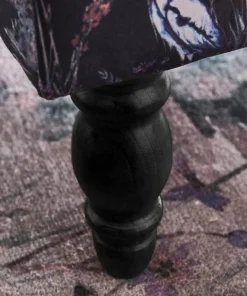 Nouveau Herons Velvet Storage Footstool