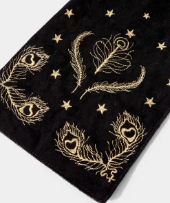 Opulence Embroidered Velour Scarf