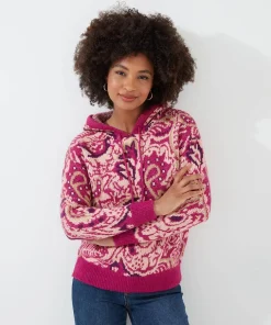 Perfectly Paisley Hooded Jumper