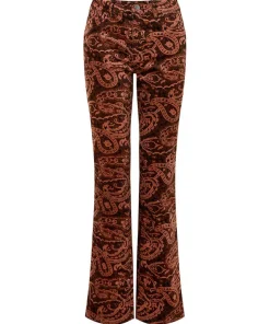 Perfectly Paisley Printed Moleskin Trousers
