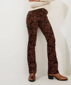 Perfectly Paisley Printed Moleskin Trousers