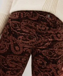 Perfectly Paisley Printed Moleskin Trousers