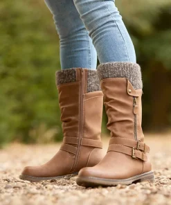 Peyton Knitted Slouch Boots