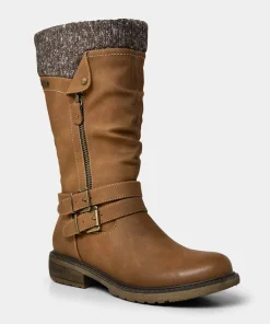Peyton Knitted Slouch Boots