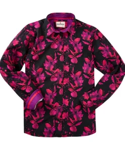 Pink Autumn Leaves Shirt