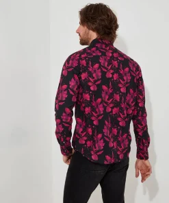 Pink Autumn Leaves Shirt