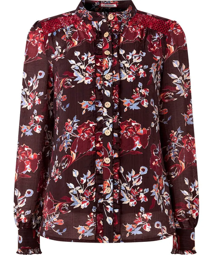 Prettiest Floral Blouse And Cami