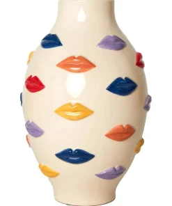 Pucker Up Pop Art Style Vase