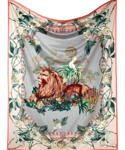 Regal Lion Reversible Throw