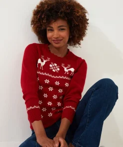 Retro Reindeer Jumper