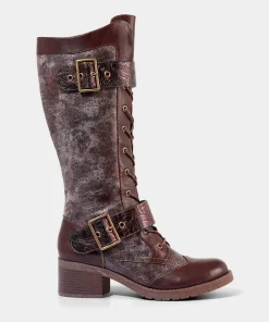Robyn Tooled Strap Boots