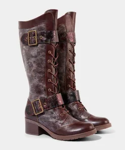 Robyn Tooled Strap Boots