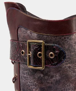 Robyn Tooled Strap Boots