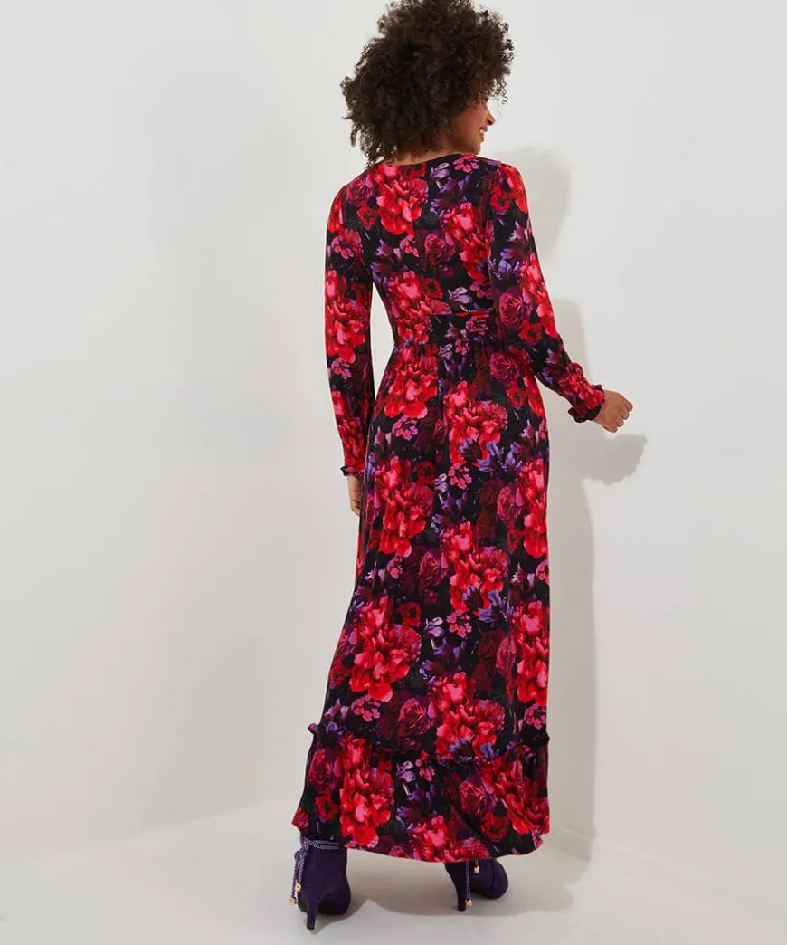 Romantic Florals Jersey Dress
