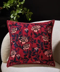 Roses And Rebels Reversible Cushion