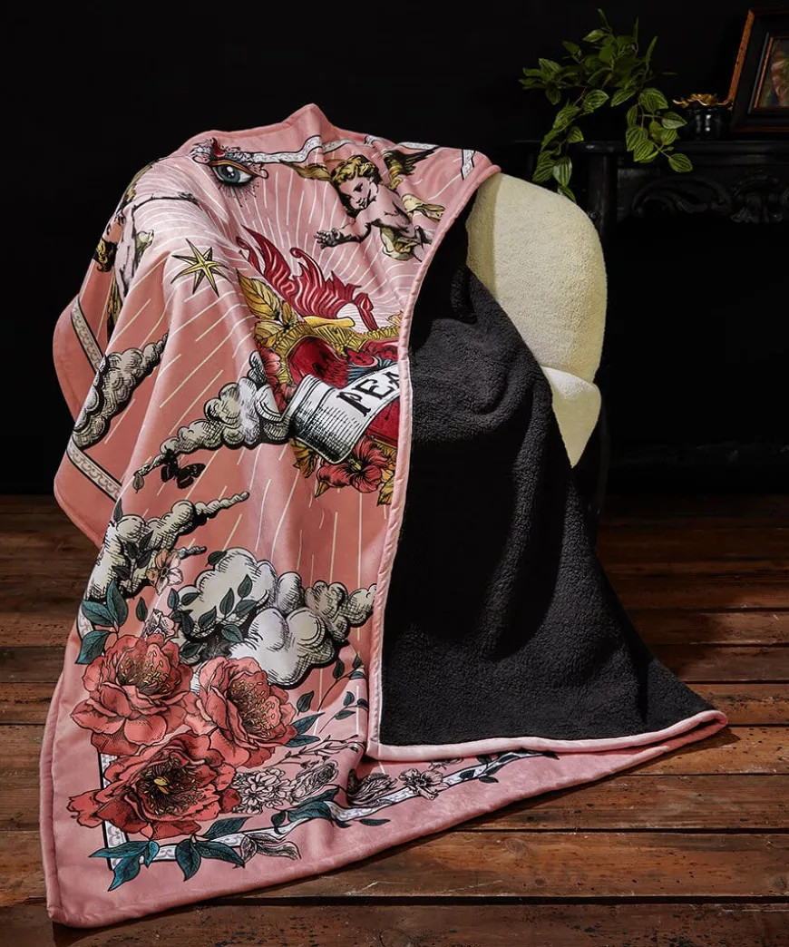 Roses And Rebels Throw