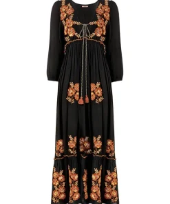 Sensational Embroidered Boho Dress