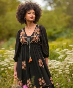 Sensational Embroidered Boho Dress