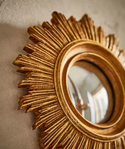 Set Of 9 Gold Framed Mirrors