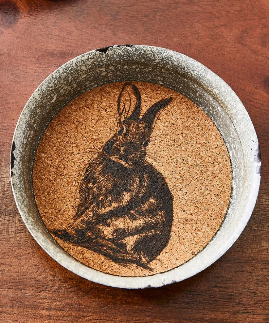 Set Of 4 Heritage Hare Coasters