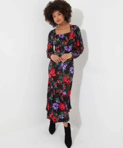 Shona Floral Jersey Dress