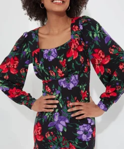 Shona Floral Jersey Dress