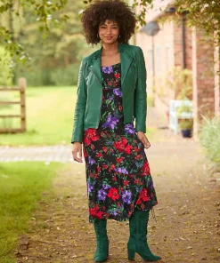 Shona Floral Jersey Dress