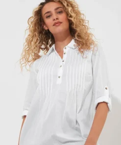 Simon's Summer Longline Blouse