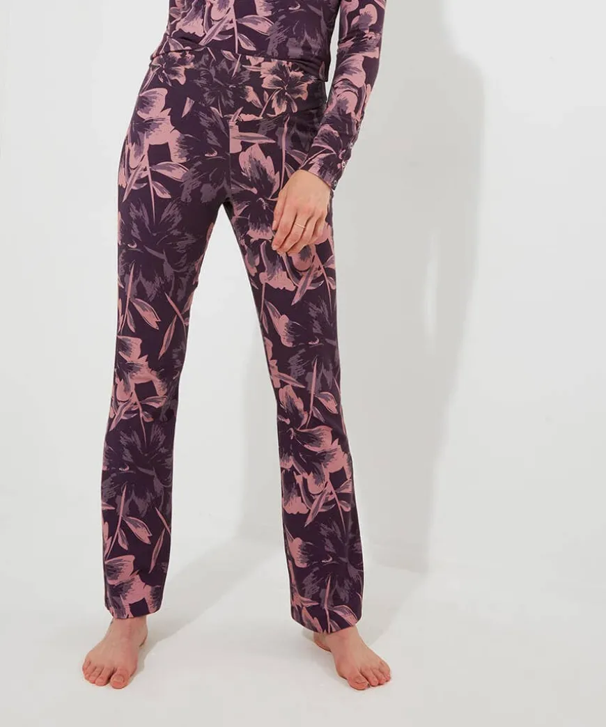 Sloe Joes Floral Flared Trouser