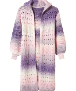Sloe Joes Ombre Cosy Longline Cardigan